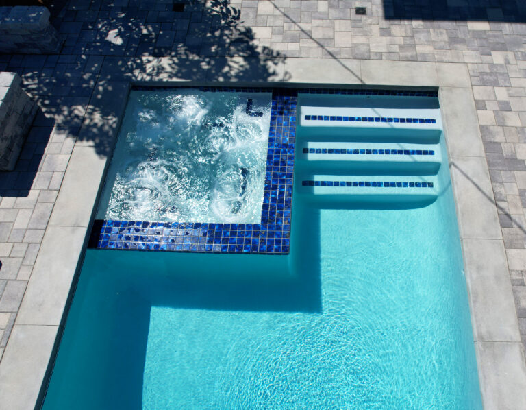 Blue Tiled Pool